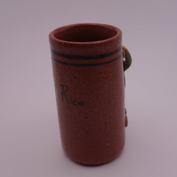Lizard Handle Costa Rica Ceramic Shot Glass - Picture 3 of 10